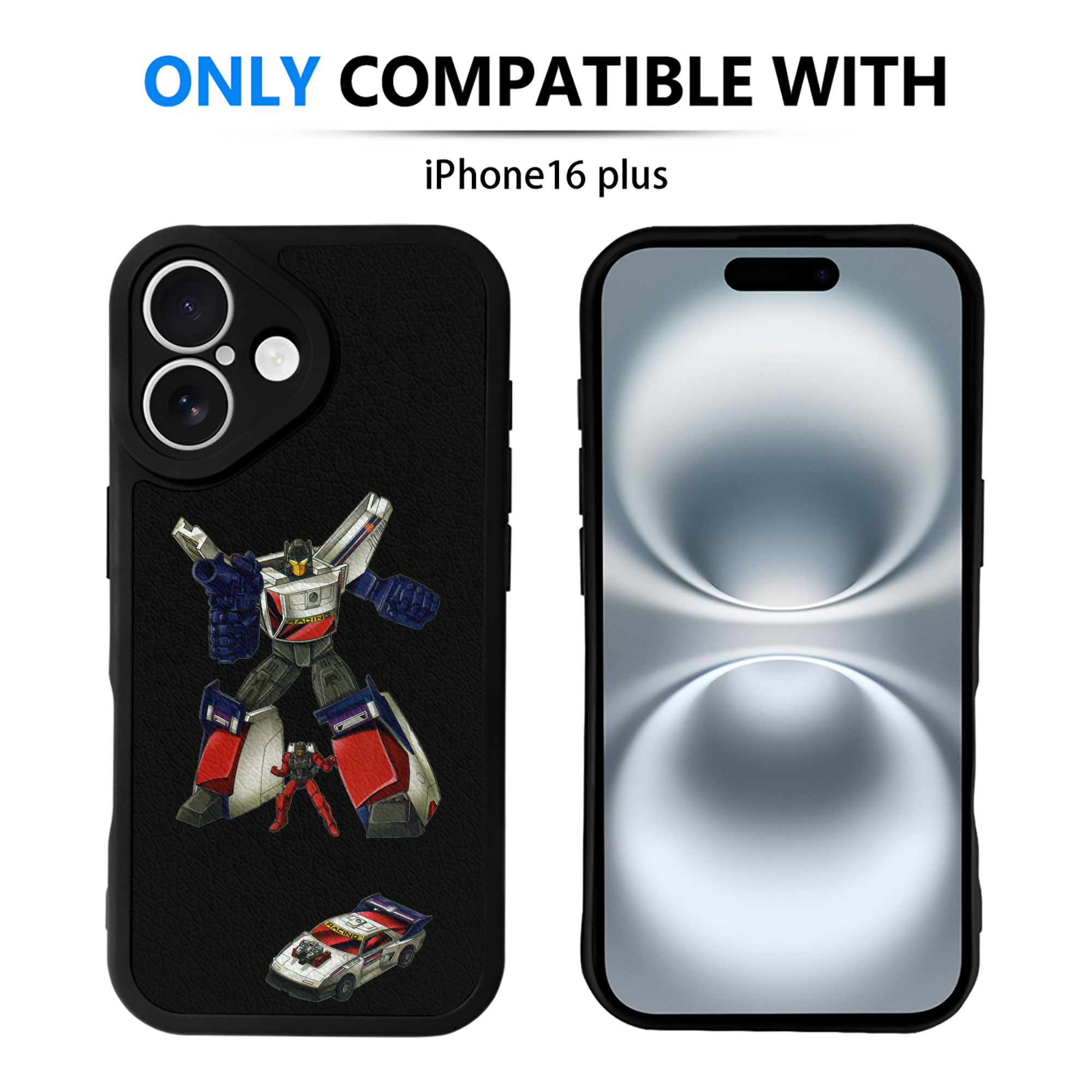 （画像用）  【iPhone 16シリーズ対応】シリコンスマホケース（レザー調） 材質：シリコン